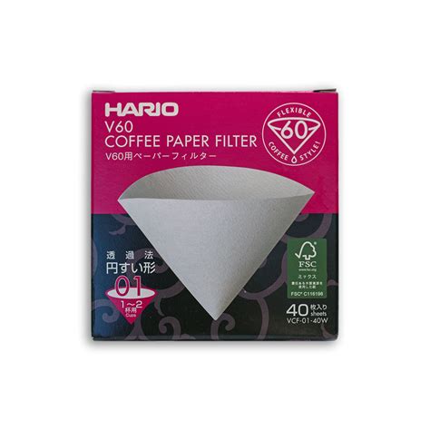 Hario V60 Filters - 40ct - Java Central