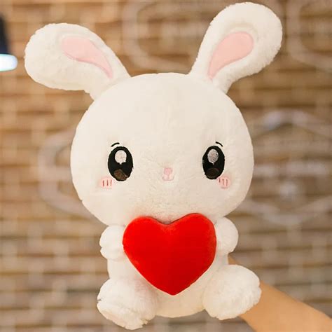 40cm Adorable Rabbit Fluffy Rabbit Plush Toy Stuffed Animal Doll Bunny ...