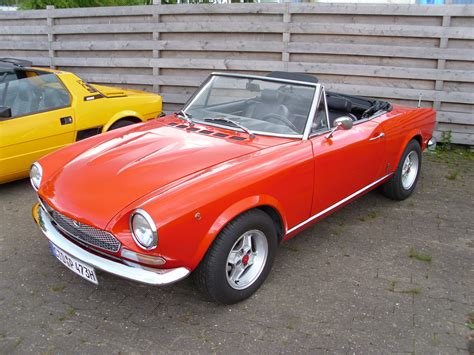 fiat, 124, Sport, Spider, 1600, Classic, Cars, Convertible, Italia ...