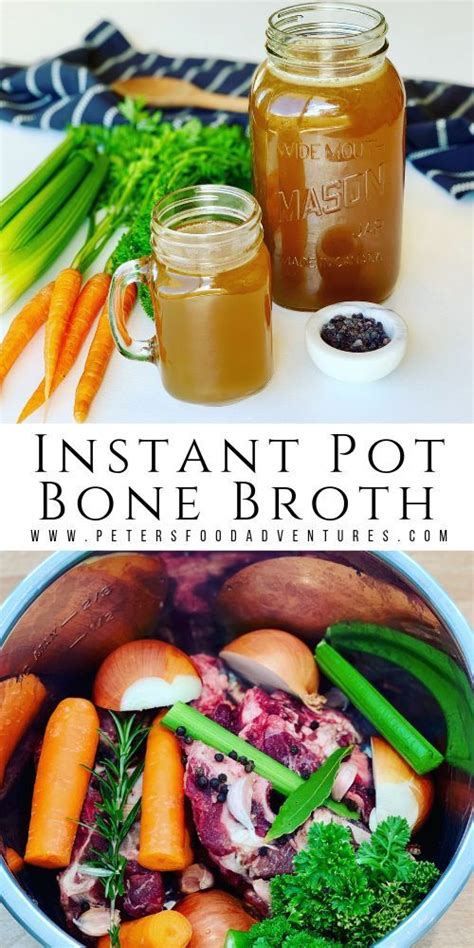 Instant Pot Bone Broth is full of nutrients and vitamins, and doesn't ...