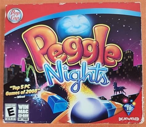 Peggle Nights PC 2008 Pop Cap Games PC WIN MAC CD-ROM Software Video ...