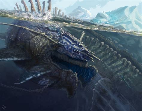 Leviathan by Alexander Gustafson • /r/ImaginaryLeviathans | Fantasy ...