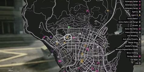 Gta 5 Car Locations Map