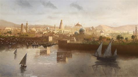 Abbasid Era Baghdad Painting by Joseph Feely - Fine Art America