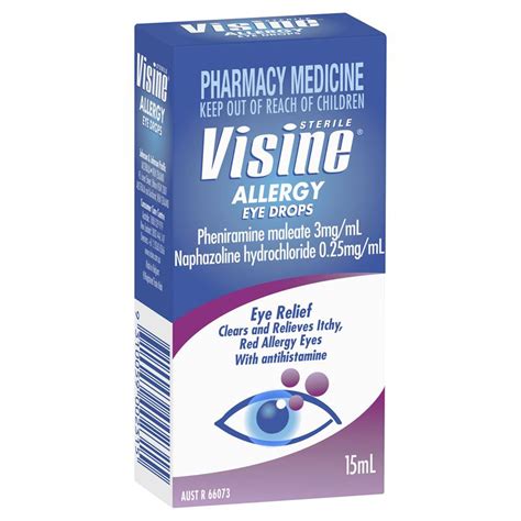 Buy Visine Allergy Eye Drops 15mL Online at Chemist Warehouse®