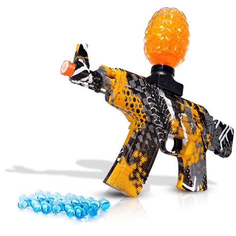 Buy J.SHOOTER AKM Gel Ball Blaster with Safety Goggles - Automatic Toy ...