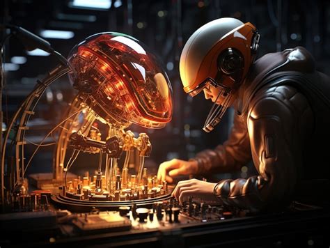 Premium Photo | Robotics engineering HD 8K wallpaper Stock Photographic