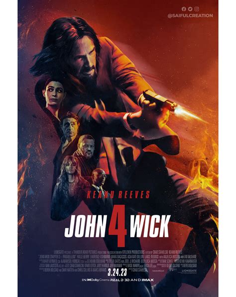 John Wick 4 Poster Design | Poster By Saifulcreation