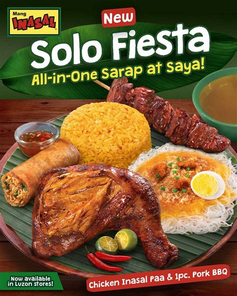 Mang Inasal launches all-in-one meal via Solo Fiesta