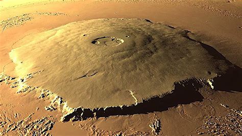 'Olympus Mons' The Tallest and Largest Volcano In The Solar System ...