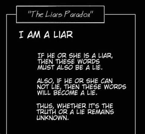 Liar's Paradox | Liar paradox, Paradox, Thought experiment