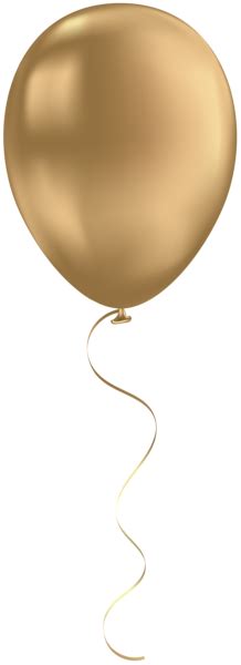 Balloon Gold PNG Clip Art Image | Gallery Yopriceville - High-Quality ...