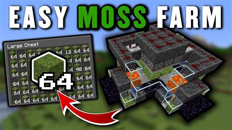 Unlimited Moss Block Farm in Minecraft