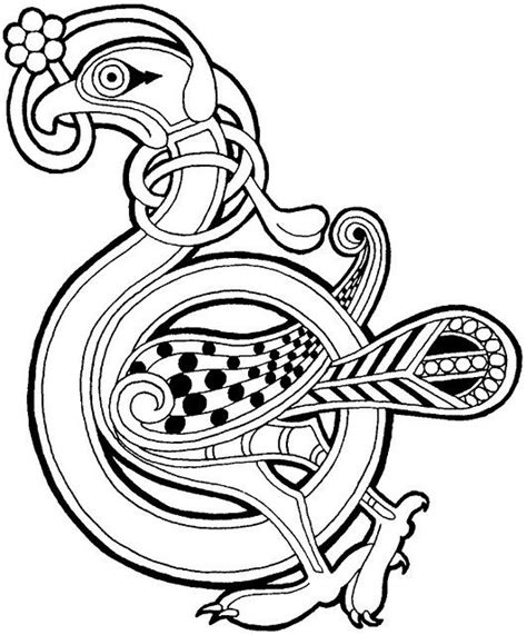 Stylized Celtic Bird | Celtic art, Celtic designs, Celtic tattoos