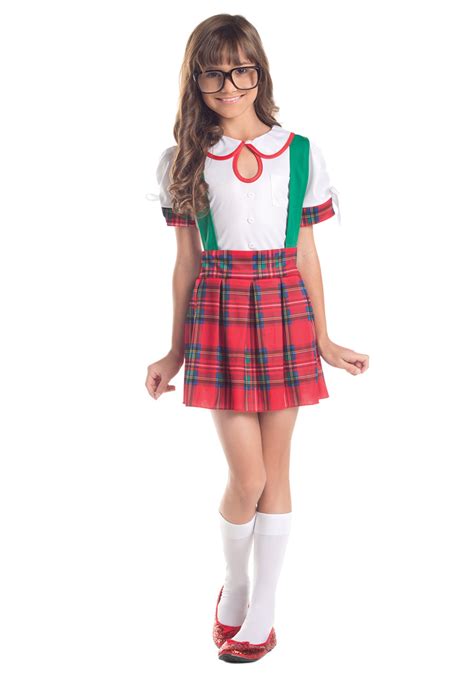 Girls Classroom Nerd Costume - Halloween Costumes