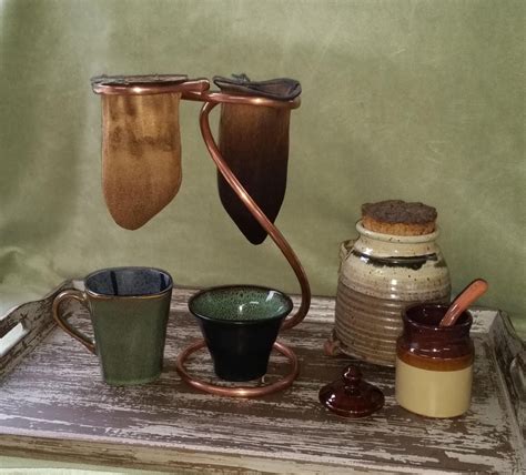 Eco-Friendly Double Copper Coffee Sock Drip Station Coffee | Etsy ...