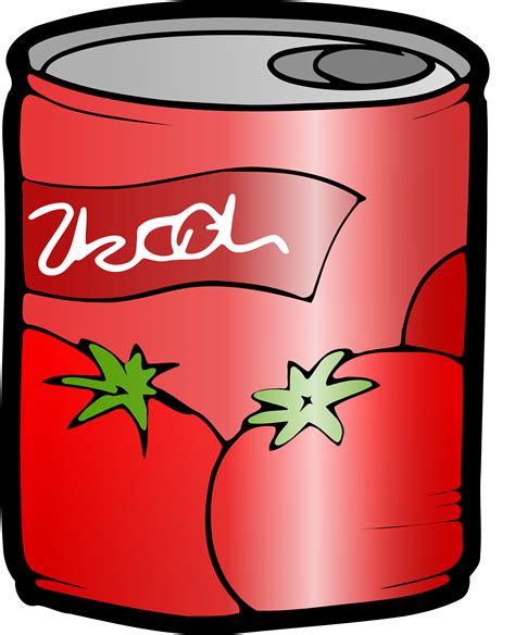 Clipart - Can of Tomato Juice