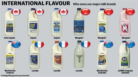 Milk in Australia: Which countries own our popular brands | The Weekly ...