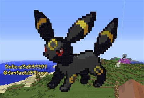 Umbreon - Minecraft Pixel Art by KoRn-sTaR60291 on DeviantArt