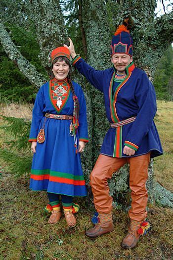 Sami couple traditional clothing | Traditional dresses, Traditional ...