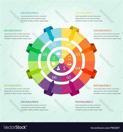 Modern infographics design Royalty Free Vector Image