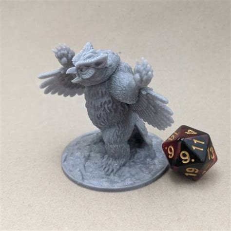 Owlbear Miniature Dungeons and Dragons Dnd Tabletop Gaming - Etsy