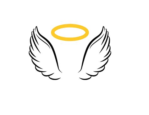 Angel Wings Svg Angel Wing Vector Angel Svg Halo Svg Angel Etsy In ...