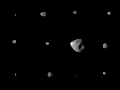 Images of Jupiter's moon Thebe from Galileo | The Planetary Society