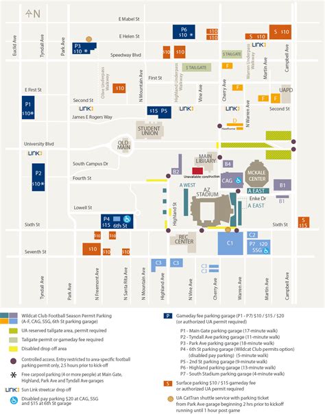 Asu Stadium Parking Map