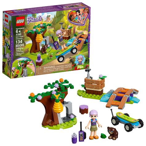 LEGO Friends Mia's Forest Adventure 41363 Building Set - Walmart.com ...