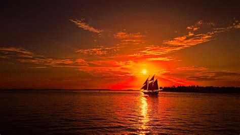 Sailboat Sunset Wallpapers - Top Free Sailboat Sunset Backgrounds ...