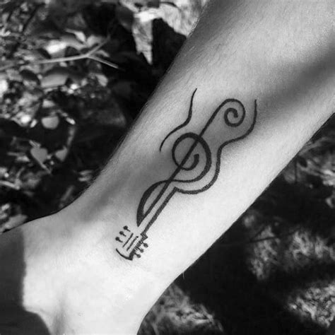 40 Simple Music Tattoos For Men - Musical Ink Design Ideas