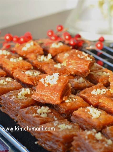 Korean Honey Pastry (약과 Yakgwa or Yakwa) - Kimchimari