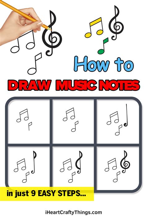 Drawing Music Notes - How to draw music notes step by step (2023)