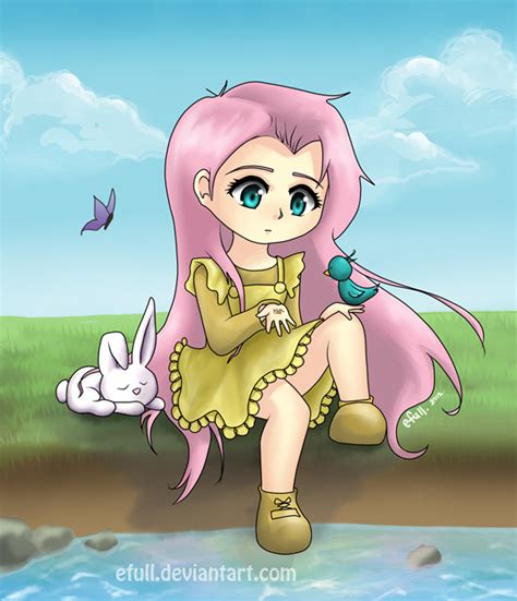 Fluttershy Humanized - My Little Pony Friendship is Magic Fan Art ...