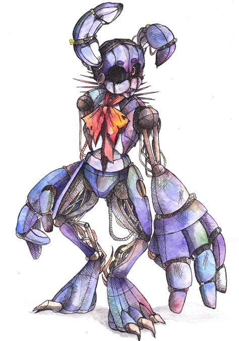 Bonnie (FNAF, Drawkill animatronics) by LeechyHell on DeviantArt