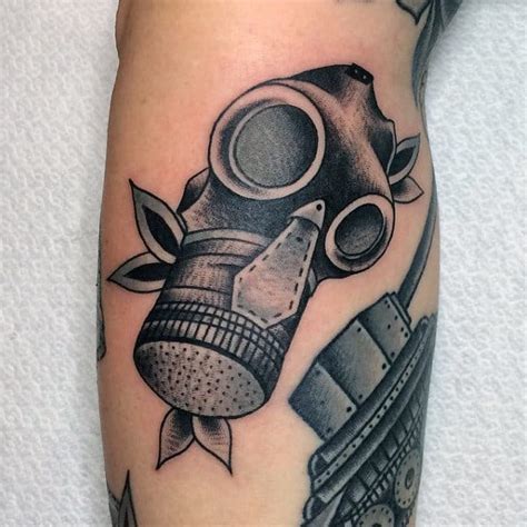 100 Gas Mask Tattoo Designs For Men - Breath Of Fresh Ideas