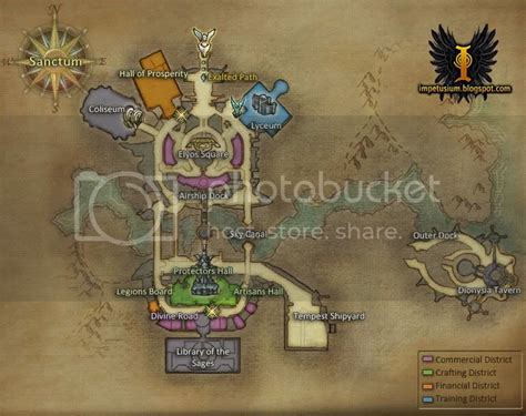 Aion Zone Maps ~ Impetusium - Thulf's Aion Blog