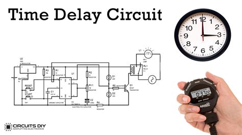 Simple Time Delay Circuit using 555 Timer