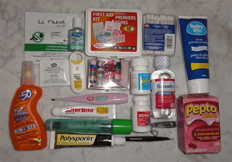 Emergency First Aid Medical Kit for Travel with Kids