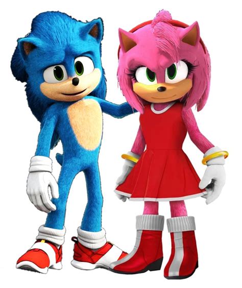 Sonic & Amy | Classic Cartoon Characters