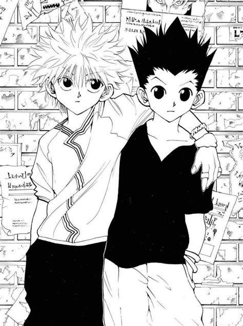 gon freecs killua zoldyck hxh hunterxhunter manga panel cute icons ...