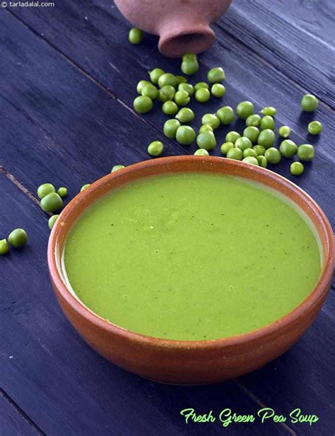 Fresh Green Pea Soup, Quick Green Peas Soup recipe, Indian Quick Recipes