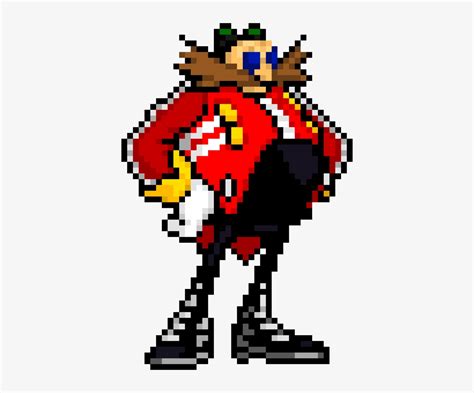 Eggman - Dr Eggman Pixel Art - 400x600 PNG Download - PNGkit