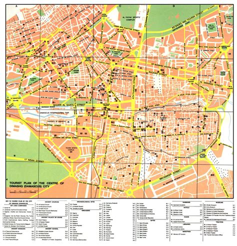 Large Damascus Maps for Free Download and Print | High-Resolution and ...