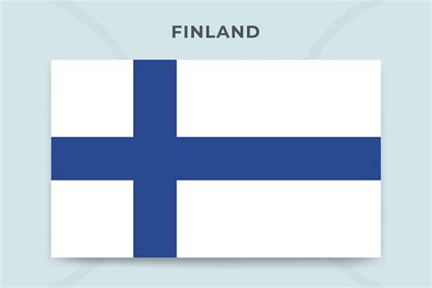 Finland national flag design template 25550391 Vector Art at Vecteezy