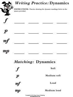 Music-Worksheets-Musical-Terms-Dynamics-002 | Music Worksheets ...