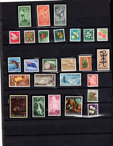 Mint New Zealand Stamp Collection - Etsy