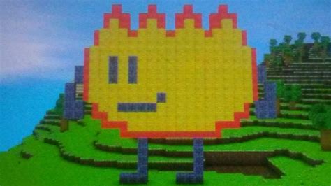 I made a Firey Pixel Art on Cube Creator 3D | BFDI💖 Amino