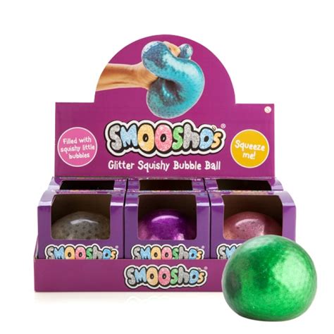 Buy Jumbo Glitter Squishy Bubble Ball Toy | Sanity